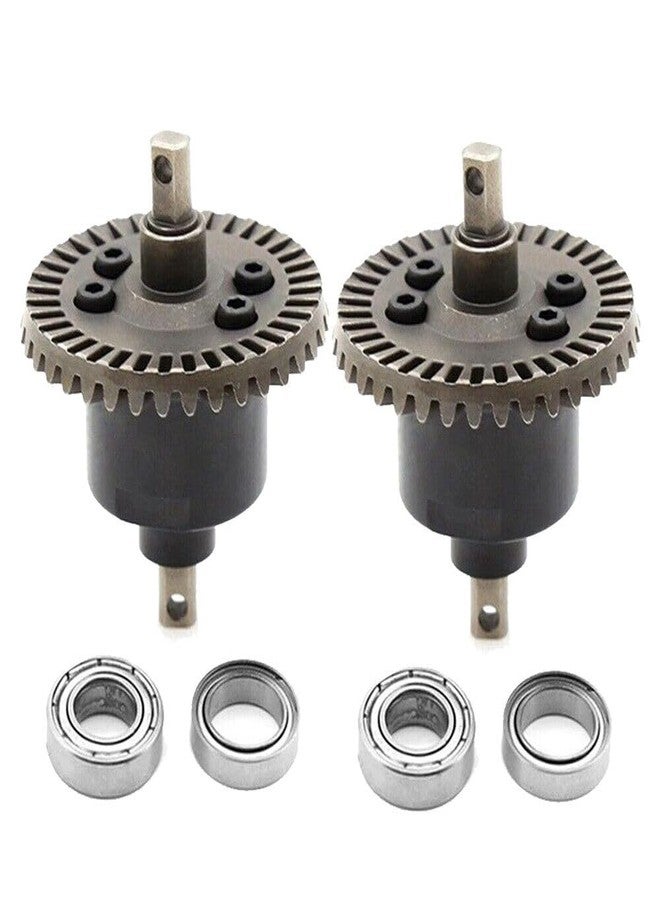 TEAMWILL قطعتان من التروس التفاضلية الأمامية والخلفية لسيارات Traxxas Slash 4X4 VXL Stampede Rustler بمقياس 1/10 - Image 1